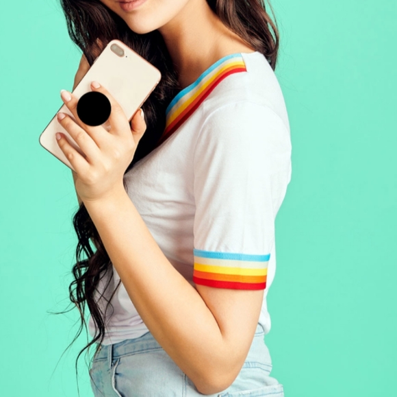 Black Phone Stand - Picture 3 of 6